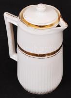 2 db kávés csésze csészealjjal, 1 db kávéskanna tetővel, 1 db tejszínkiöntő, jelzett, hibátlan