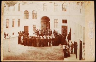 1895 Ferenc József látogatása Kolozsváron 3,5 db feliratozott fotó. Agyagdomb Zentelke felett, a ref...