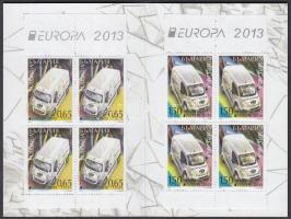 Europa CEPT Postal vehicles stampbooklet Europa CEPT Postai járművek bélyegfüzet