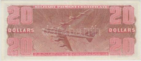 Amerikai Egyesült Államok / Katonai kiadás 1969. 20$ "681. sorozat" T:restaurált
USA / Mil...