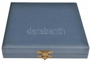 1988. "MTK-VM Sportklub 100 éves" nagyalakú aranyozott fém emlékérem dísztokban (70mm) T:2