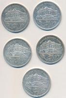 1992. 200Ft Ag "MNB" (5x) T:2-
Adamo F13