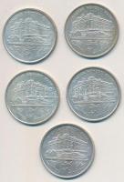 1993. 200Ft Ag "MNB" (5x) T:2-
Adamo F13