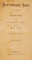 Mühlbach Luiza: Benyowszky Gróf. Történeti regény. Első és második kötet. Második kiadás. Bp., 1878, Ráth Mór. Félvászon kötés, 2. kötet címlapja hiányzik, kopottas állapotban.