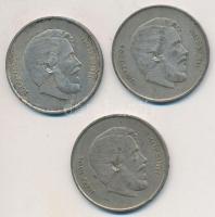 1947. 5Ft Ag "Kossuth" (3x) T:2-
Adamo F8.1