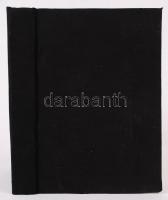 Telekkönyvi rendtartás(1900 körül). Egészvászon kötés, benne grafitceruzás aláhúzásokkal, kopottas á...