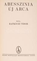 Ratkóczi Tibor: Abesszínia új arca. Bp., Stádium Sajtóvállalat. Kiadói egészvászon kötés, illusztrál...