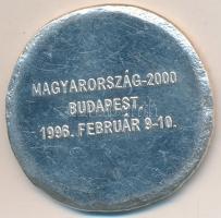Ifj. Szlávits László (1959-) 1996. "Millecentenárium - Honfoglalás" egyoldalas Ag emlékére...