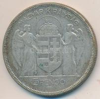 1930. 5P Ag "Horthy jobbra" T:3 Adamo P8