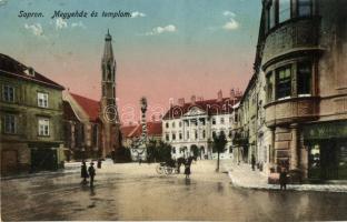 Sopron, Megyeház és templom