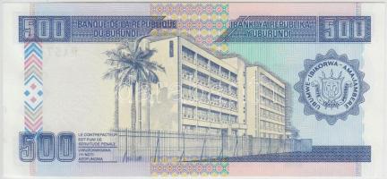Burundi 1995. 500Fr T:I
Burundi 1995. 500 Francs C:UNC
