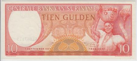 Suriname 1963. 10G T:I Suriname 1963. 10 Gulden C:UNC