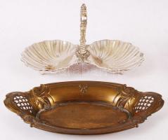 Nagy bolhatétel, alpakka, réz, fém, összesen:27 db