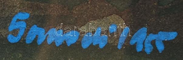 Somodi jelzéssel: Keszthely Főtér. Akvarell, papír, üvegezett keretben, 27×39 cm