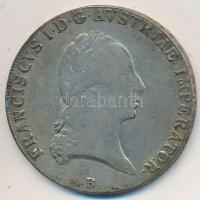 1822B Tallér Ag "I. Ferenc" (27.7g) T:3,2- Huszár: 1944., Unger III.: 1364a.