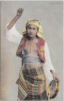 Arabian girl, ethnic nude, folklore (Rb)