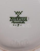 Porcelán tétel: Bavaria, Copelands, Hollóházi, stb, összesen:8 db