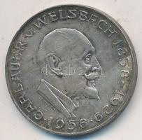 Ausztria 1958. 25Sch Ag "Carl Auer von Welsbach" T:2-
Austria 1958. 25 Schilling Ag "...