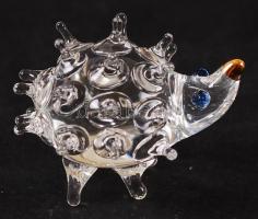 Mini üveg figurák, jelzés nélkül, hibátlanok, m:3 cm (5×)