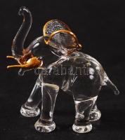 Mini üveg figurák, jelzés nélkül, hibátlanok, m:3 cm (5×)