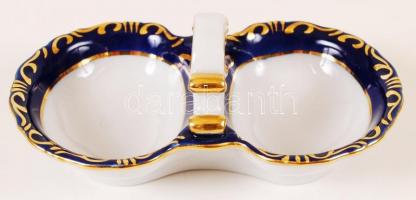 Zsolnay Pompadour készlet (6 szem.), kézzel festett, jelzett, hibátlan, összese:24 db