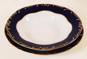 Zsolnay Pompadour készlet (6 szem.), kézzel festett, jelzett, hibátlan, összese:24 db