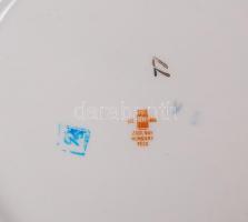 Zsolnay Pompadour készlet (6 szem.), kézzel festett, jelzett, hibátlan, összese:24 db