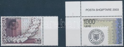 90 éves az albán bélyeg sor, 90th anniversary of Albanian stamp set