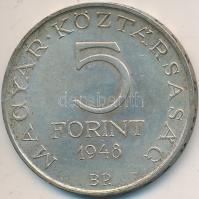 1948. 5Ft Ag "Petőfi Sándor" T:2
Adamo EM1