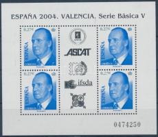 ESPANA'04 Stamp Exhibition block, ESPANA'04 Bélyegkiállítás blokk