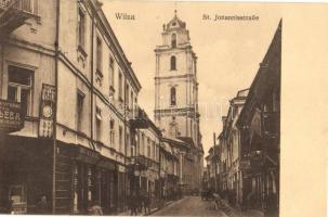 Vilnius, Wilna; St Johannisstrasse / street