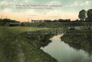 Chernyshevskoye, Eydtkuhnen; Deutsch-Russische Landesgrenze, granitsa / German-Russian border