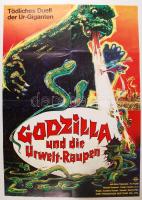 1998 Godzilla und die Urwelt-Raupen, német nyelvű filmplakát, 59x84 cm