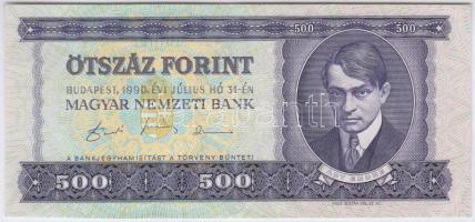 1990. 500Ft T:I-,II Hungary 1990. 500 Forint C:UNC Adamo F43