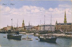 Riga, port, ships