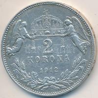 1912. 2K Ag "Ferenc József" T:2 
Adamo K6