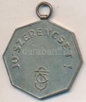 1910. "Tatabányai Sport Club / Jó Szerencsét!" ezüstözött Br érem mellszalag nélkül (36mm)...