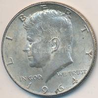 Amerikai Egyesült Államok 1964. 1/2$ Ag "Kennedy" T:2 USA 1964. 1/2 Dollar Ag "Kennedy" C:XF Krause KM#202