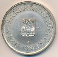 Lapis András (1942-) /ÁPV 1981. "MÉE Kiskőrös - 10 éves a kiskőrösi csoport" Ag emlékérem ...