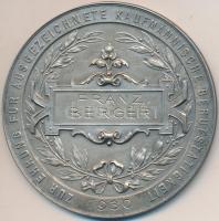 1930. "Bécsi Kereskedelmi Bizottság / Kiváló kereskedelmi tevékenységéért" névre szóló Ag ...