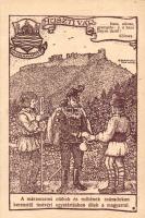 Huszt, Vár / castle, irredenta s: Kovács Erzsébet