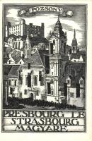 Pozsony, a magyar Strassburg; kiadja az Országos Propaganda Bizottság / irredenta s: Zádor István