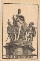Pozsony, Mária Terézia-szobor; kiadja a Magyar Jövő / Maria Theresia statue, irredenta s: Lesskó