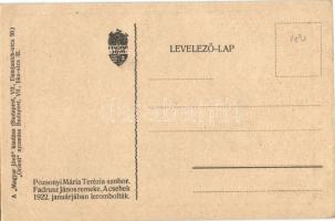 Pozsony, Mária Terézia-szobor; kiadja a Magyar Jövő / Maria Theresia statue, irredenta s: Lesskó