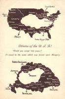 'Would you accept this peace?' USA map, International call for help; irredenta propaganda