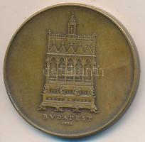 Madarassy Walter (1909-1994) 1938. "Szent István / Szent Jobb" Br emlékérem (40,5mm) T:2