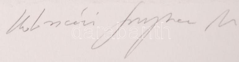 Kolozsvári G. Miklós (1950-): Éji vigaszok. Rézkarc, papír, jelzett, 29×18 cm