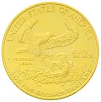 Amerikai Egyesült Államok 1990. 25$ Au "Amerikai Sas" eredeti dísztokban (17,12g/0.9167) T...