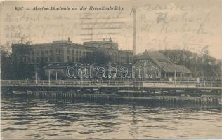 Kiel, Marine-Akademie, Reventloubrücke / Naval academy, Reventloubrücke (fa)