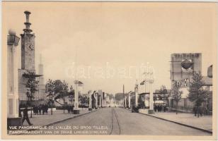 1935 Brussels, Bruxelles; Exposition, L'allée du Gros Tilleul / Expo, promenade